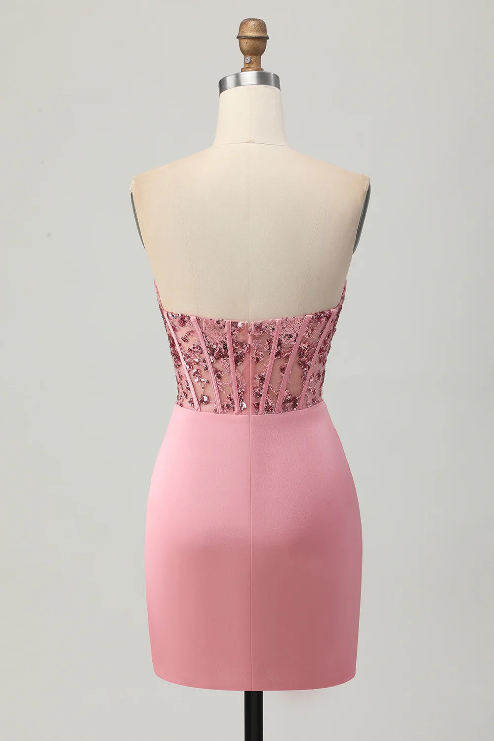DingJi Wedding Elegant Slimming Tight Off Shoulder Short Waist Homecoming Dresses